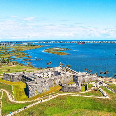 Florida, Saint Augustine, Castillo de San Marcos. Saint Augustine, San Marco, Florida, History