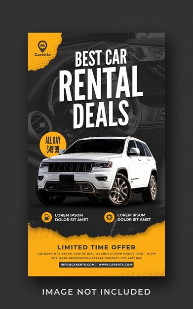 Car rental promotion social media instag... | Premium Psd #Freepik #psd Car Post, Car Template, Hiring Poster, Car Advertising Design, Banner Design Inspiration, Social Media Advertising Design, Digital Marketing Design, Graphic Design Flyer, Graphic Design Ads