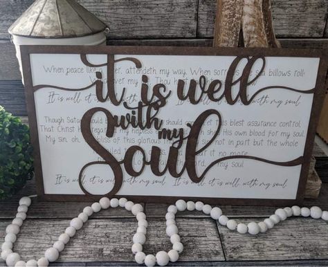 Excited to share the latest addition to my #etsy shop: It is Well with My Soul Song Hymn SVG Laser Ready File Glowforge Worship Songs Hymns of Faith https://etsy.me/3Fs7hBA #housewarming #kidscrafts #phrasesaying #religiousgift #religiousprayer #itiswellmysoul #hymnsou Thunder Laser Projects, Hymn Signs, Engraving Projects, Laser Projects, Party Projects, Soul Songs, It Is Well With My Soul, Social Media Images, Worship Songs