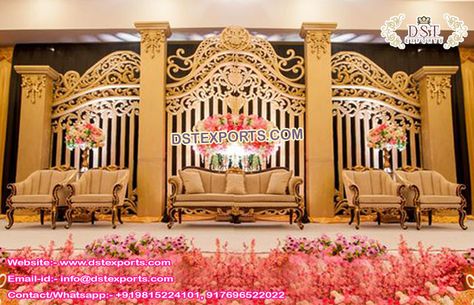 Wedding Sofa, Dekorasi Wedding, Backdrop Curtains, Deco Paint, Single Seater, Stage Decoration, South Indian Weddings, Caving, Wedding Stage Decorations