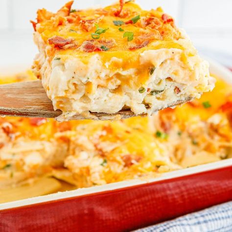 Perogie Lasagna, Pierogi Lasagna Recipe, Pierogi Lasagna, Recipe With Onions, Strawberry Lasagna, Polish Cabbage, Broccoli Quiche Recipes, Basil Beef, Peameal Bacon