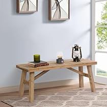 Farmhouse Entryway Bench, Dining Room Rustic, Japandi Bedroom Ideas, Wooden Bench Seat, Decorative Bench, Rustic Entry, Small Dining Room Table, Hallway Furniture Storage, Wood Dining Bench