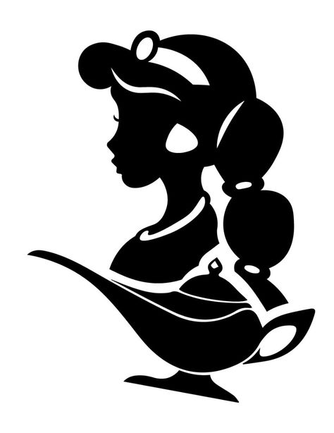 Sleeping Beauty Outline, Disney Silhouette Art Stencil, Silhouette Art Disney, Disney Characters Outline, Jasmine Silhouette, Disney Characters Silhouettes, Silhouettes Disney, Disney Princess Svg, Disney Princess Silhouette