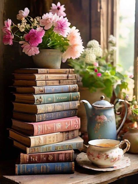 Everyday Table Centerpieces, Aesthetic Rose Bouquet, Megan Core, Bouquet Of Wildflowers, Barbara Cartland, Aesthetic Rose, Frances Hodgson Burnett, Enchanting Garden, Tea And Books