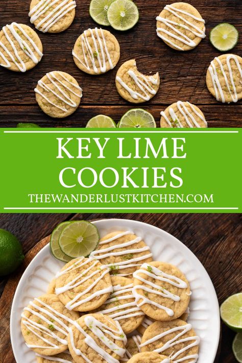 Key Lime Cookies Recipe Key Lime Cookies Recipe, Lime Cookies Recipes, Key Lime Dessert Recipes, Key Lime Pie Cookies, Key Lime Cookie Recipe, Lime Dessert Recipes, Key Lime Recipes, Key Lime Cookies, Key Lime Desserts