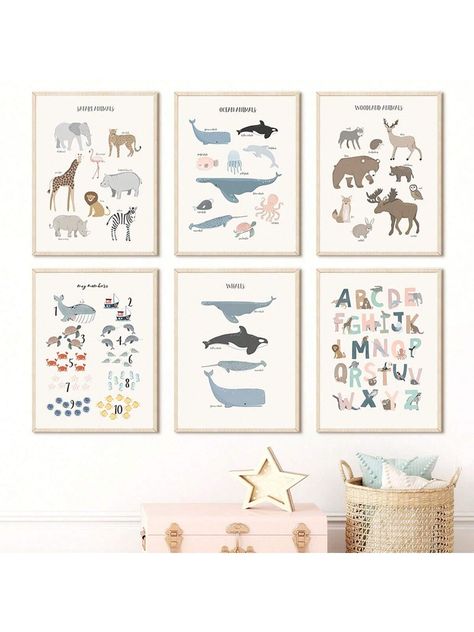 Animal Letter Poster, Children's Painting, Canvas Wall Poster, Art Image Printing, Modern Home Decoration Poster, Frameless, 31/1000 Real-Time Translation, Animal Letter Poster, Children's Painting, Canvas Wall Poster, Art Image Printing, Modern Home Decoration Poster, Frameless  Animal Letter Poster, Children's Painting, Canvas Wall Poster, Art Image Printing Multicolor    Polyester     Baby Supplies, size features are:Bust: ,Length: ,Sleeve Length: Painting For Nursery, Kids Playroom Wall Art, Cartoon Ocean, Whale Poster, Kid Playroom, Modern Home Decor Living Room, Wall Poster Art, Letter Poster, Animal Letters