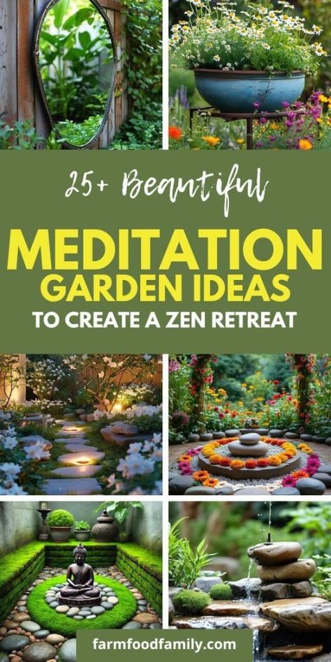 25+ Tranquil Meditation Garden Ideas to Find Your Inner Peace 58 Small Outdoor Meditation Garden, Meditation Nook Ideas, Small Meditation Garden, Zen Corner Ideas Outdoor, Peace Garden Ideas, Buddha Garden Ideas Zen, Small Meditation Garden Ideas, Outdoor Zen Garden Diy, Prayer Garden Ideas Backyards