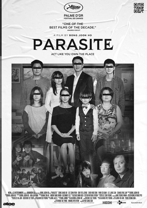 Parasite Movie Poster, Parasite Movie, Arte Zombie, Iconic Movie Posters, Comedy Movie, Film Poster Design, Fotografi Vintage, Song Kang, I Love Cinema