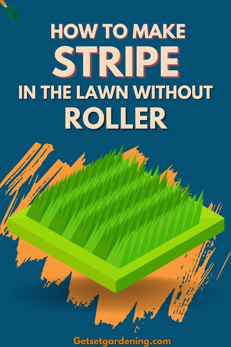 How to create stripes in your lawn without roller | Tips for making grass stripes Lawn Striping Kit Diy, Lawn Striping Kits, Lawn Striping, Lawn Roller, Fescue Grass, Zoysia Grass, Bermuda Grass, Lawn Mowing, Football Stadium