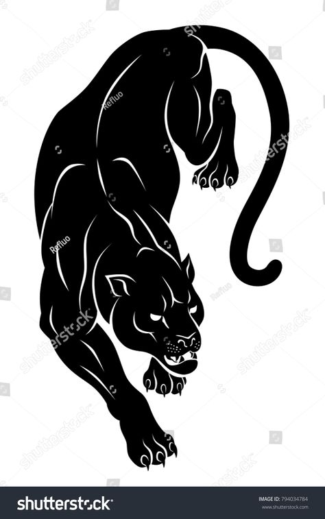 Black Panther Tattoo Design, Panther Tattoo Design, Panther Tattoos, Black Panther Drawing, Zwilling Tattoo, Noir Tattoo, Gotik Tattoo, Black Panther Tattoo, 42 Tattoo