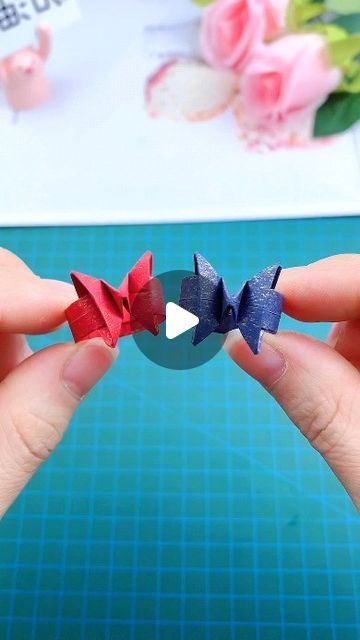 Butterfly Ring Origami, Origami Butterfly Ring, Ring Origami, Diy Paper Rings, Origami Ring, Paper Ring, February 3, Diy Rings, Butterfly Ring