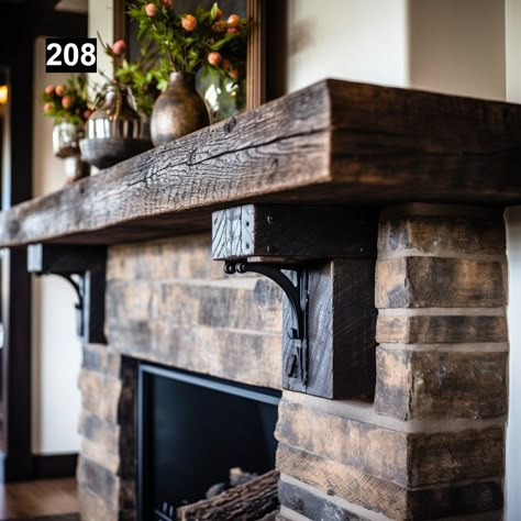 Please do not purchase a Mantel without first filling out the Quote Form and receiving a quote from us. Quote Form: https://form.jotform.com/240524957086059 Unveil the Strength and Style of Rustic Elegance: Mantels with Iron Corbels by Anthony Shields & Sons Inc. Every mantel we create is a testament to the enduring appeal of rustic elegance, meticulously crafted from character-rich reclaimed wood beams. These pieces stand as storied elements within your space, each one lovingly shaped to become Iron Corbels, Wood Beam Fireplace, Beam Fireplace, Reclaimed Wood Beams, Wood Beam, Farmhouse Fireplace, Rustic Fireplaces, Wood Mantels, Home Fireplace