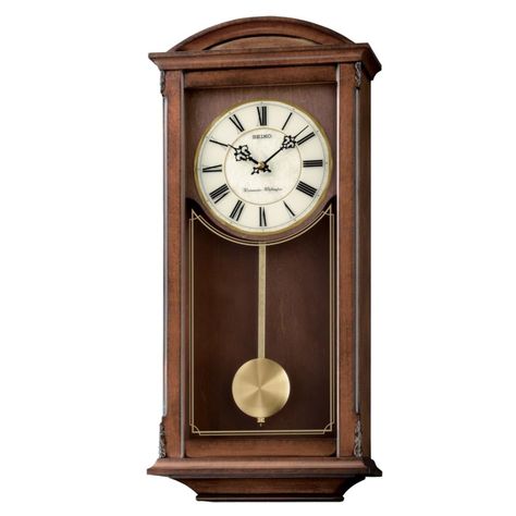 Wall Clock With Pendulum, Wall Clock Classic, Arched Wall, Rectangle Wall Clock, Traditional Wall Clocks, Pendulum Wall Clock, Pendulum Clock, Wooden Wall Clock, Wood Wall Clock