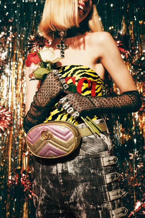 Gucci 2018, Gucci Disco, Gucci Gift, New Years Ball, Petra Collins, Christmas Campaign, Party Photoshoot, Holiday Campaign, Gucci Gifts