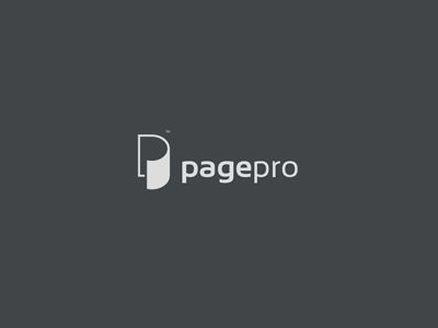 Pagepro - interactive web agency. Logo Intelligent, Best Logos, Logo Personal, Paper Logo, Inspiration Logo Design, Clever Logo, Logo Luxury, Up North, Logo Mark