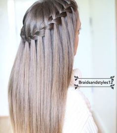 Thining Hair, Curly Hair Braids, Blonde Box Braids, Haircuts For Wavy Hair, Waterfall Braid, Box Braids Styling, Fresh Hair, Cornrow Hairstyles, Braided Hairstyles Tutorials