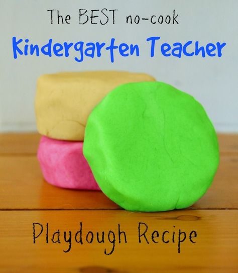 Kindergarten teacher playdough recipe! This is the best no-cook playdough recipe ever. 3 minutes to make and keeps for 6 MONTHS! Homemade Playdough Recipe Large Batch, The Best Playdough Recipe, Best Playdough Recipe, Easy Playdough Recipe, Cooked Playdough, Dough Recipes, Playdough Recipe, Homemade Playdough, Quick Crafts