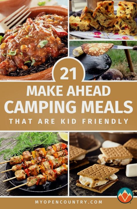 Keep the little campers happy with easy and fun make-ahead camping meals for kids. From mini quiches to pigs in a blanket, these meals are quick to prepare and perfect for young palates. Healthy, simple, and designed to be kid-friendly, our recipes ensure that mealtime is enjoyable for everyone. Prep these tasty, cheap eats at home and enjoy stress-free meal times by the campfire. Camp Stove Recipes, Fun Camping Meals, Make Ahead Camping Meals, Easy Camping Food Ideas, Easy Camping Dinners, Easy Camping Food, Camping Recipes Breakfast, Camping Meals For Kids, Easy Camping Breakfast