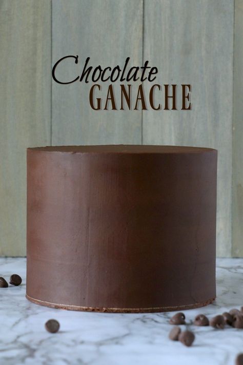 Behind the Cake ~ Chocolate ganache recipe for cakes step by step video tutorial Ganache Recipe For Cake, Campfire Cake, Bolo Red Velvet, Chocolate Ganache Recipe, Chocolate Ganache Frosting, Chocolate Ganache Cake, Plats Healthy, Ganache Cake, Ganache Frosting