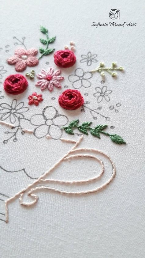 Tehseen Embroidery Works 🌻 صنوبر تحسين (@infinite_thread_arts) • Instagram photos and videos Woven Rose Stitch, Paper Embroidery Tutorial, Rose Stitch, Crewel Embroidery Patterns, Primitive Stitchery, Basic Hand Embroidery Stitches, Hungarian Embroidery, Stitch Shop, Basic Embroidery Stitches