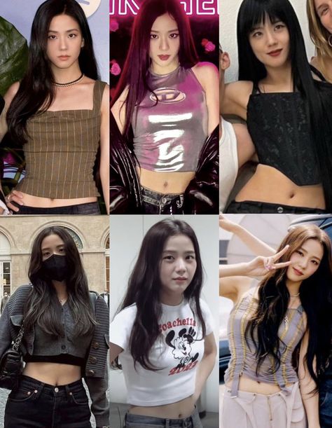 Jisoo In Jeans, Jamaica Aesthetic Vintage, Lisa Waist, Japanese Baby, Arabic Clothing, Blackpink Square Up, Yg Ent, Low Waist Jeans, Pop Photos