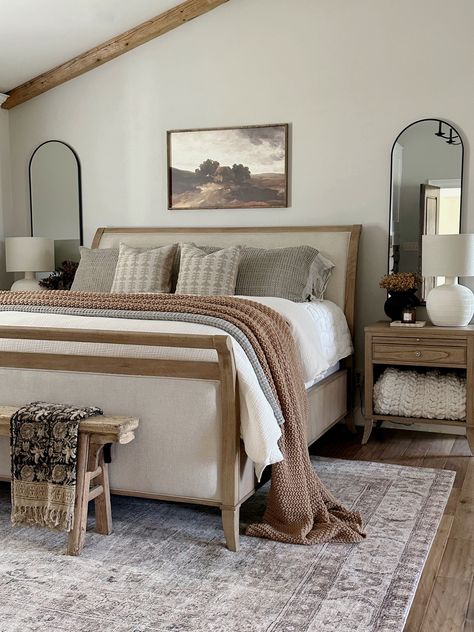 Shop Pearson Sleigh Bed and other curated products on LTK, the easiest way to shop everything from your favorite creators. Sleigh Bed Bedroom Ideas, Wooden Sleigh Bed, Bed Bedroom Ideas, Sleigh Bed Frame, French Family, Bed Decoration, Neutral Bedding, Sleigh Bed, Bed Bedroom