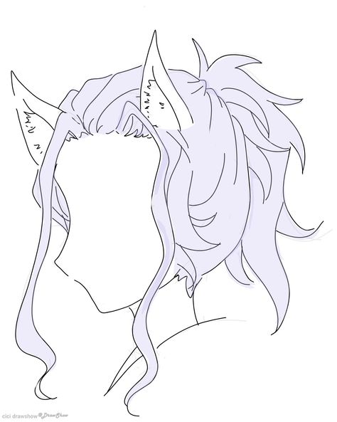 Drawing Base Hair, Hair Base Drawing Female, Drawing Poses Male, Anime Purple, Anime Purple Hair, Hair Base, Body Image Art, Pelo Anime, Front Hair