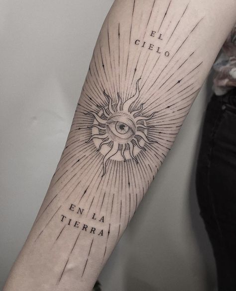 Jay Alvarez, Forearm Tats, Poked Tattoo, Illusion Tattoo, Eclipse Tattoo, Round Tattoo, Optical Illusion Tattoos, Illusion Tattoos, Zelda Tattoo