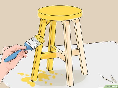 Stool Color Chart, Hand Painted Stools, Classroom Stools, Painted Bar Stools, Acrylic Bar Stools, Diy Bar Stools, Diy Stool, Painted Stools, Wooden Step Stool