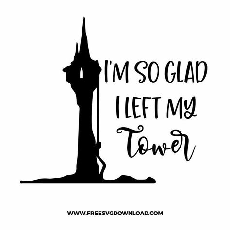 Rapunzel Svg, Rapunzel Tower, Svg Ideas, Disney Trip Shirts, Disney Family Vacation, Disney Svg, Svg Downloads, Free Svg Files, Disney Tangled