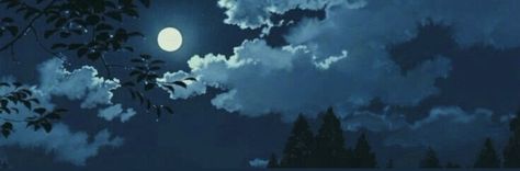 Blue Halloween Twitter Header, Blue And Black Header Aesthetic, Spooky Banner Twitter, Blue Twitter Banner Aesthetic, Night Aesthetic Twitter Header, Clouds Aesthetic Banner, Black And Blue Aesthetic Header, Cloud Banner Discord, Discord Halloween Banner