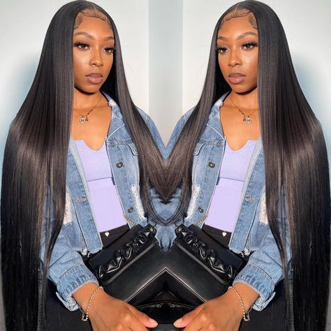 PRICES MAY VARY. 🌸13x6 Lace Front Wigs Human Hair Material: Straight Lace Front Wigs Human Hair Pre Plucked, 100% Unprocessed Brazilian Virgin Human Hair 180 Density, Full and Thick, Cut from Healthy Young Female Head Directly, Health and Comfort,Smooth and Bouncy, With Natural Luster and Color. 💗HD Lace Frontal Wig Quality: Lace Front Wigs Human Hair Pre Plucked, True to Length, Shedding Free, Tangles Free, No Smell, Soft, Can Be Dyed&Bleached, Straightened and Restyled, Can Be Side Part, Mid Hd Lace Frontal Wigs, Hd Lace Frontal, Glueless Wigs, Lace Frontal Wigs, Female Head, Lace Front Wigs Human Hair, Straight Lace Front Wigs, Wigs Human Hair, Hair Straight