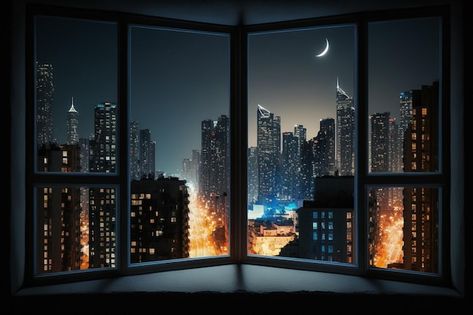 City Outside Window, Background For Windows, Window View City, Background Windows, View From A Window, Window At Night, View Sketch, City Window, Windows Background