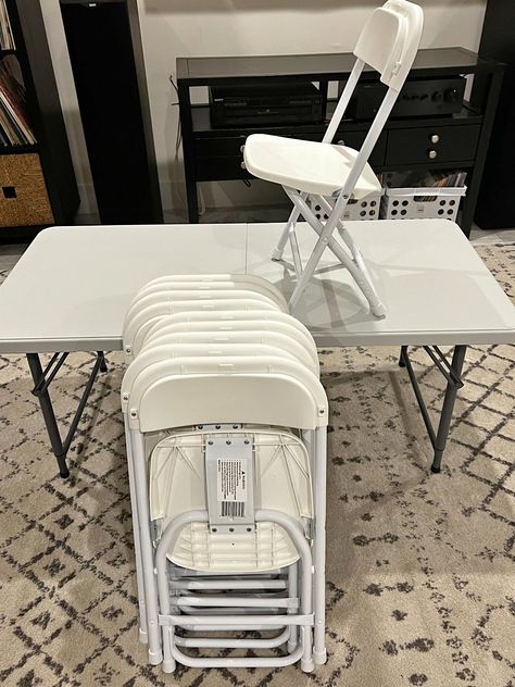 FOR RENT: Toddler's rental chairs and tables Chairs And Tables, Banquet Table, Toddler Chair, Banquet Tables, Table And Chairs, Kids Party, For Rent, Off White