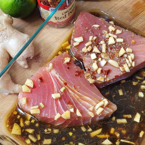 Frozen Ahi Tuna Recipe, Marinade For Tuna Steaks, Marinade For Tuna, Ahi Tuna Marinade, Tuna Steak Marinade, Tuna Marinade, Ahi Tuna Steak Recipe, Ahi Tuna Recipe, Slow Cooker Stew Recipes