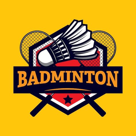 Badminton Logo Design Sports, Logo Badminton Design, Badminton Poster Design, Badminton Logo Design, Badminton Poster, Summer Bbq Invitations, Badminton Art, Badminton Pictures, Summer Pattern Design