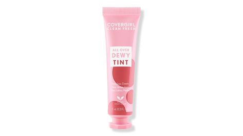 The easiest 3-in-1 eyes, lip and cheek tint for a dewy and natural flush from within glow. The easiest no-makeup makeup look with CoverGirl Clean Fresh All Over Dewy Tint. With one product, get the ultimate pillowy burst of color for skin that looks recharged, fresh and dewy. | CoverGirl Clean Fresh All Over Dewy Tint Fuchsia Passion | Ulta Beauty Covergirl Clean Fresh, Lip And Cheek Tint, Cheek Tint, Vegan Makeup, Makeup Makeup, Fresh And Clean, Natural Glow, Ulta Beauty, Makeup Lipstick