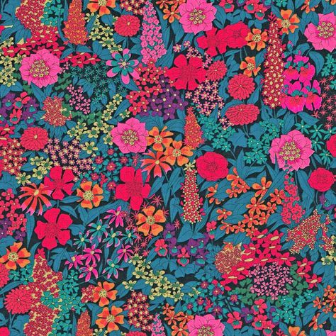 top notch: A Library of Liberty of London fabrics Motifs Art Nouveau, Liberty Art Fabrics, Liberty Of London Fabric, Lawn Fabric, Trendy Flowers, Liberty Print, Liberty Of London, Liberty Fabric, New Classic