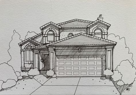 Garage Sketch, House Sketches, Background House, House Garage, Sketchbook Inspo, House Sketch, Calgary, Art Inspo, Sketch Book