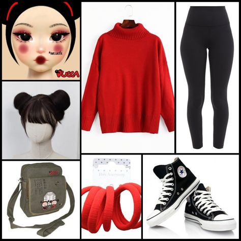 Pucca Costume, Pucca Cosplay, Matching Outfits Best Friend, Hair Inspiration Short, Outfit Inspo Casual, Couples Costumes, Photo Reference, Anime Outfits, Matching Outfits