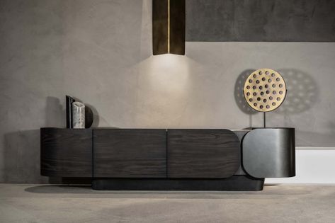 Bojy Low Console — ENNE Low Console, Turkish Furniture, Console Table Design, Console Furniture, Tv Unit Design, Modern Console, Sideboard Designs, Decor Aesthetic, Furniture Details