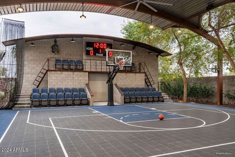 Outdoor Basketball Court Ideas, Basketball Court Ideas, Indoor Shooting Range, Outdoor Basketball Court, Indoor Shooting, Indoor Basketball Court, Indoor Basketball, Gilbert Arizona, Safe Room