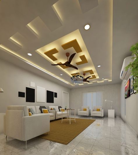 DDF Construction 3D views New False Ceiling Designs, Drawing Room Ceiling Design, Pop Design For Hall, Simple False Ceiling Design, Luxury Ceiling Design, Simple Ceiling Design, False Ceiling Designs, Front Wall Design, Living Room Wall Designs