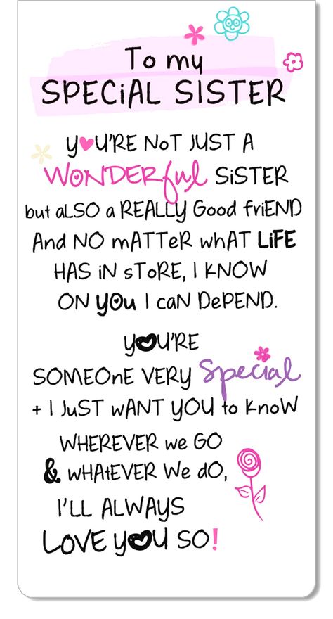 Sister Happy Birthday Wishes, Sister Happy Birthday, Birthday Greetings For Sister, Happy Birthday Wishes Sister, I Love You Sister, Happy Birthday Sister Quotes, Little Sister Quotes, Love Your Sister, Sister Love Quotes