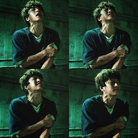 Ji Chang Wook Injured Pose Reference, Fabricated City, Hurt Comfort, Narrative Photography, Man Anatomy, Life Drawing Reference, 얼굴 드로잉, 얼굴 그리기, Figure Reference