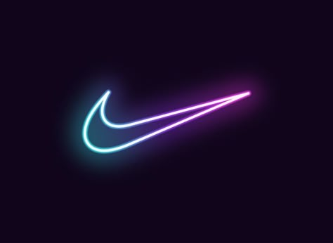 Neon Nike Logo by Dmitry Mayer on Dribbble Neon Nike Logo, Mode Logos, Nike Background, Neon Nike, Nike Logo Wallpapers, Nike Wallpapers, Nike Signs, Cool Nikes, Cool Nike Wallpapers