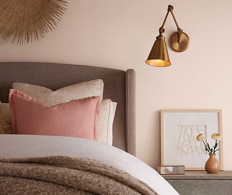 Color of the Month April 2023: Malted Milk | Tinted Sherwin Williams Salmon Paint Colors, Malted Milk Sherwin Williams, Peach Paint Colors, Milk Paint Colors, Rustic Wood Floors, Wall Colours, Color Of The Month, Peach Salmon, Month April