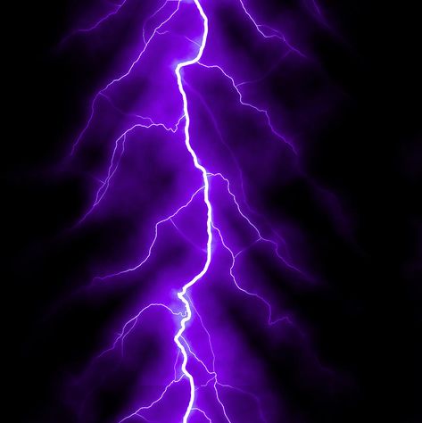 Lightning Bolt Nails, Cloud Tattoo Design, Lightning Art, Lightning Tattoo, Purple Lightning, Dark Purple Wallpaper, Purple Flame, Goth Wallpaper, Blue Lightning