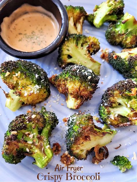 Daily Yum, Air Fryer Broccoli, How To Cook Broccoli, Fried Broccoli, Cooks Air Fryer, Healthier Options, Cauliflower Bites, Steak Bites, Roasted Beets