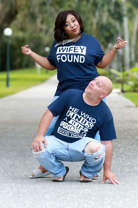 Husband And Wife Outfits, His And Hers Tshirt Ideas, Husband And Wife Shirts, Husband And Wife Shirts Matching, Husband And Wife T Shirts, Husband And Wife Vacation Shirts, Husband Wife Tshirts Couple, Husband And Wife Tee Shirts, Couple Shirts Relationships